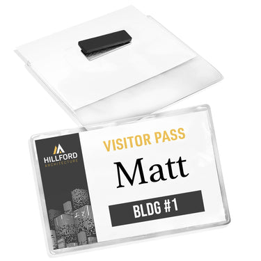 Avery Customizable Name Badges with Magnets, 3